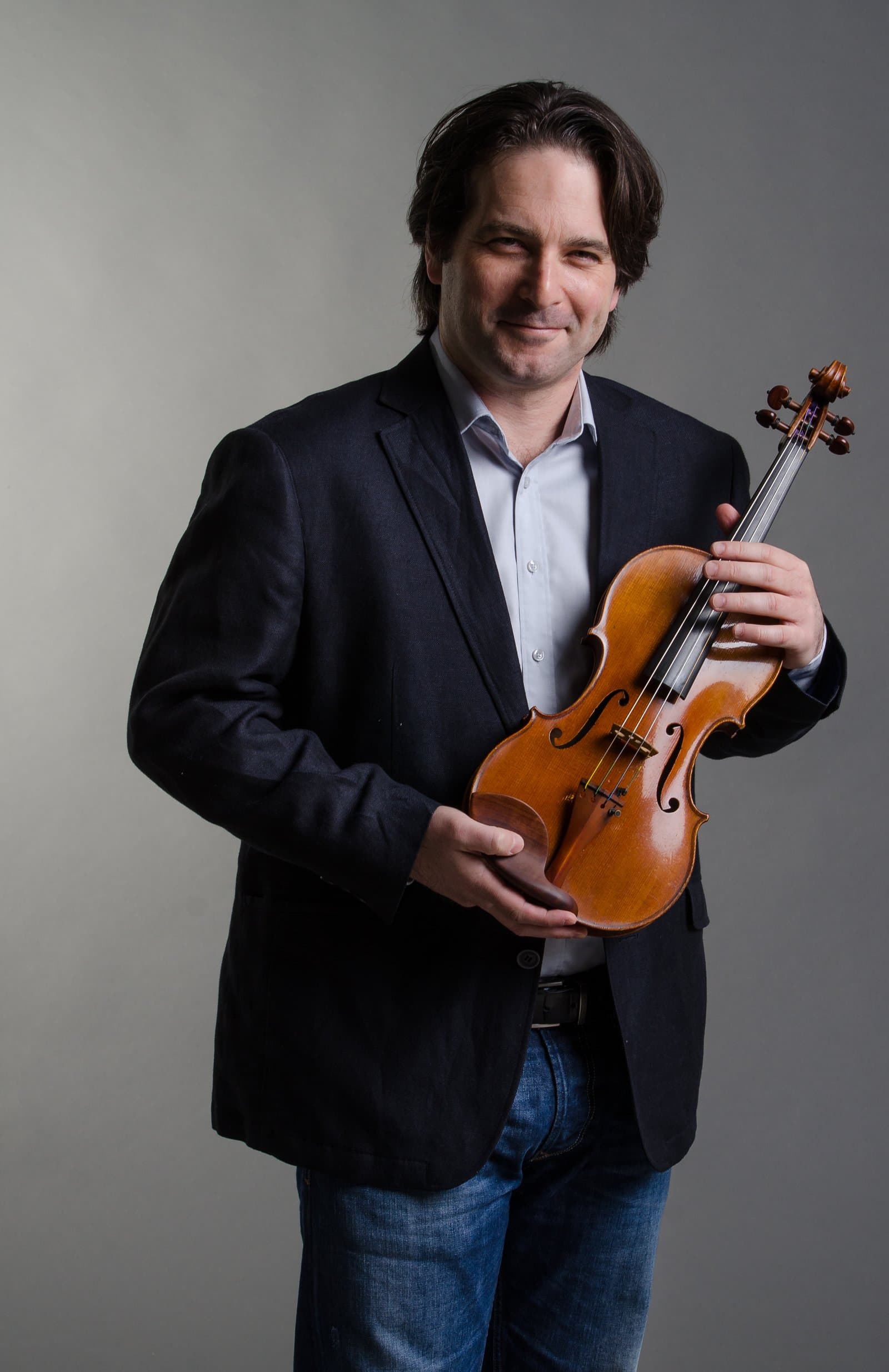Eyal Kless with his violin